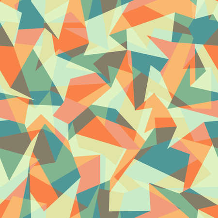 Seamless abstract colorful background made of geometric patternのイラスト素材