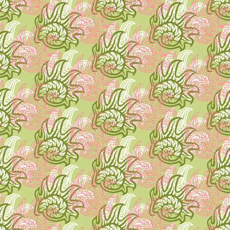 Seamless colorful background with abstract patternのイラスト素材