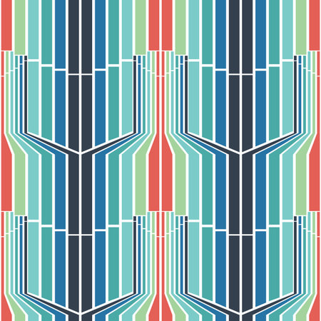 Seamless colorful background with colorful geometric pattern