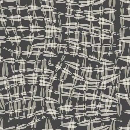 Seamless grey background with abstract elementsのイラスト素材
