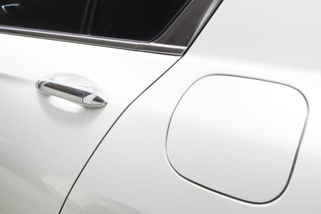 white surface of car background.