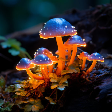 Enchanting Glowing Forest Fungiの素材