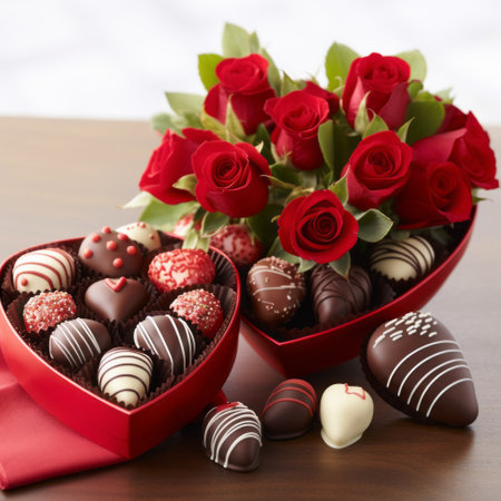Romantic Valentines day displayの素材