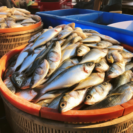 Fresh fish market Thailandの素材