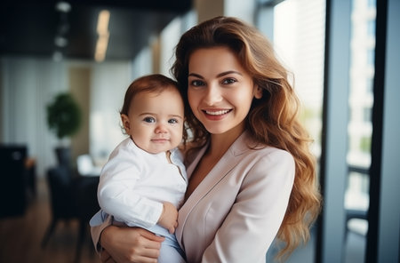 Modern motherhood in the workplaceの素材