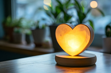 Illuminated heart-shaped lampの素材