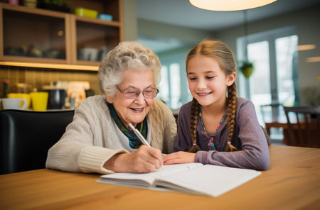 Generational Bonding Over Homeworkの素材