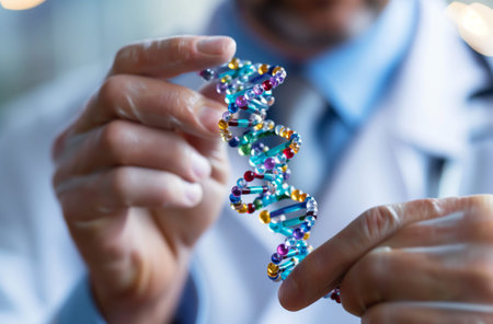 DNA model in laboratory