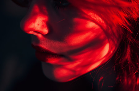 Rubyglow face close-upの素材