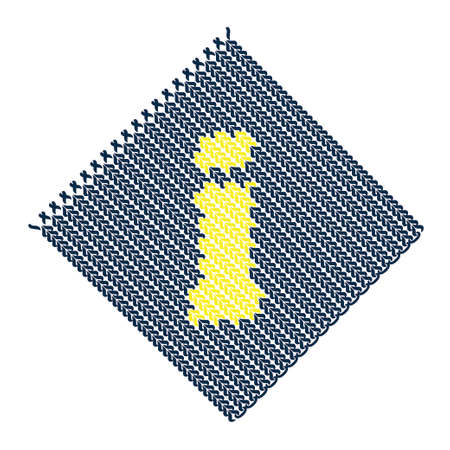 ABC knitted English alphabet color vector letters graphic background and iconのイラスト素材