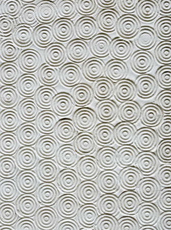 Pargetting pattern in plaster on Tudor buildingの写真素材