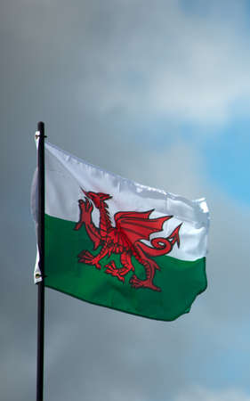 Welsh Flagの写真素材