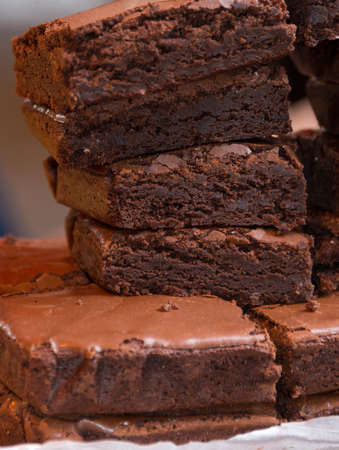 Chocolate Brownineの写真素材