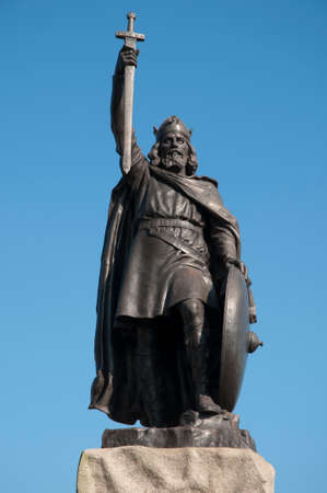 Statue of Alfred the Greatのeditorial素材