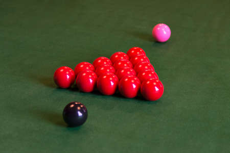 Snooker Balls set for playの写真素材