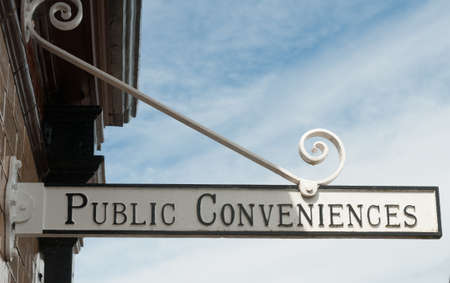 Public Conveniences Signの写真素材