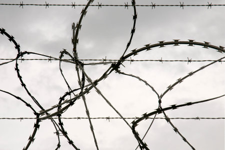 razorwire and barbed wire