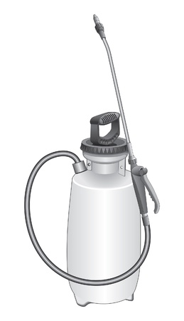 Garden Sprayer is an illustration of a lawn and garden sprayer for dispensing pesticide or herbicide.のイラスト素材