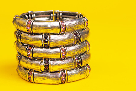 ornamental decorated bracletsの写真素材