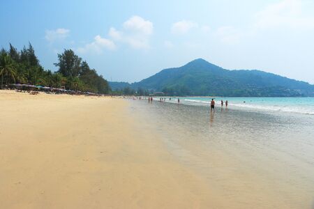 kamala beach phuket Thailandの写真素材