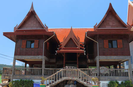 Surinkiriket temple karon phuket Thailandの写真素材