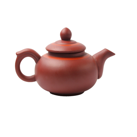 isolated Asian style tea potの写真素材