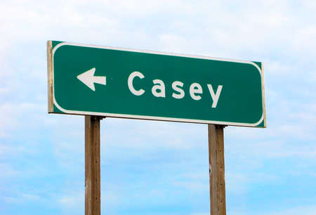This Way to Casey, Iowaの写真素材