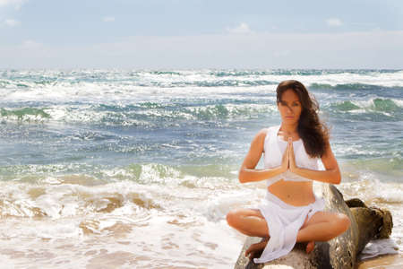 Prayer and Meditation in Hawaiiの写真素材