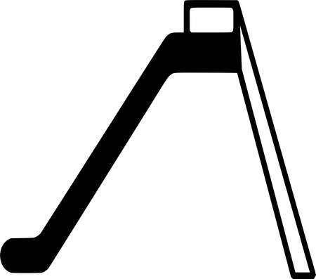 Vector silhouette of Playground on white backgroundのイラスト素材