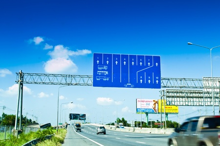 Before entering the expressway, Bangkok, Thailand.のeditorial素材