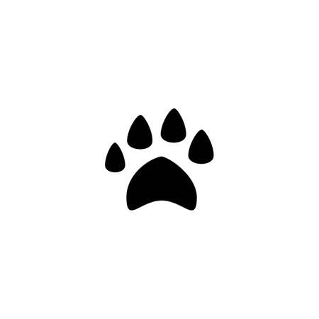 Paw logo vector templateのイラスト素材