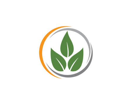 green leaf ecology nature element vector iconのイラスト素材