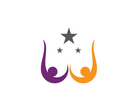 Adoption and community care   template vector iconのイラスト素材