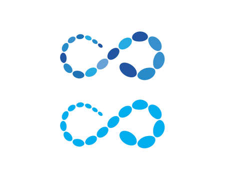 molecule infinity ilustration vectorのイラスト素材