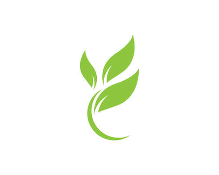 green leaf ecology nature element vector iconのイラスト素材