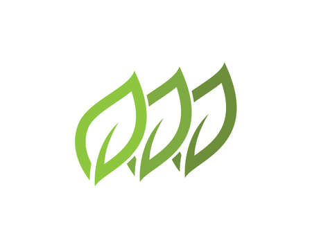 green leaf ecology nature element vector iconのイラスト素材