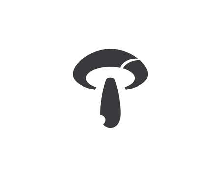 healthy mushroom   vector templateのイラスト素材