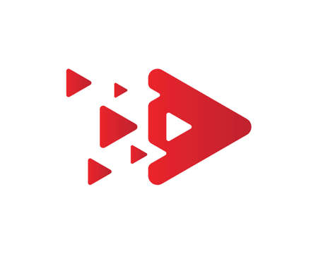 Vector play button iconのイラスト素材