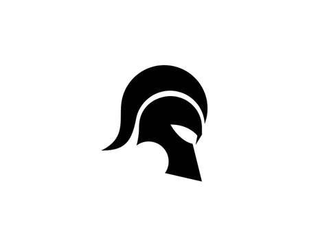 spartan helmet   vector icon templateのイラスト素材