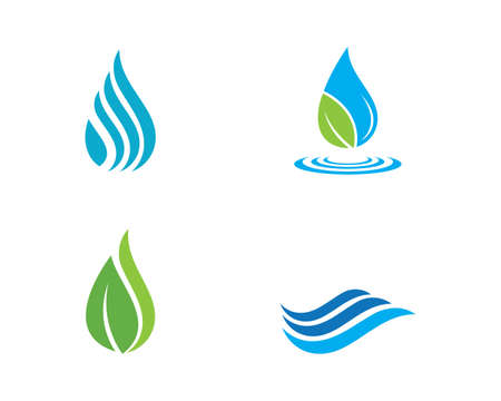 water drop  Template vector illustration designのイラスト素材