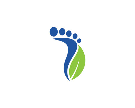 foot ilustration Logo vector Templateのイラスト素材