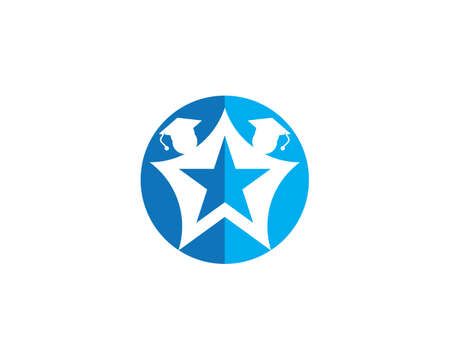 Education Logo Template vector illustration designのイラスト素材