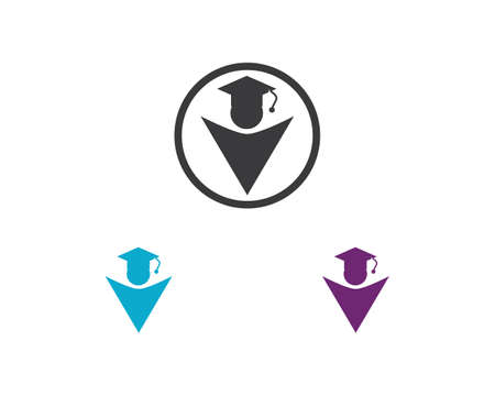 Education Logo Template vector illustration designのイラスト素材