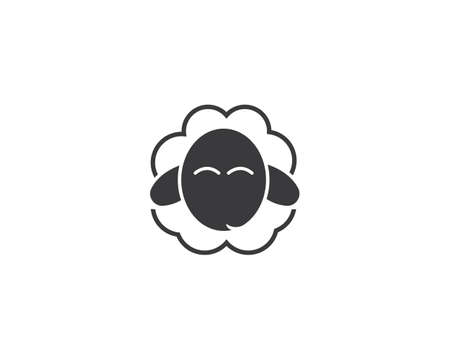sheep logo vector icon templateのイラスト素材