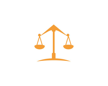 law logo vector templateのイラスト素材