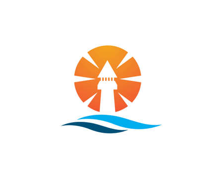 Light House Logo Templateのイラスト素材