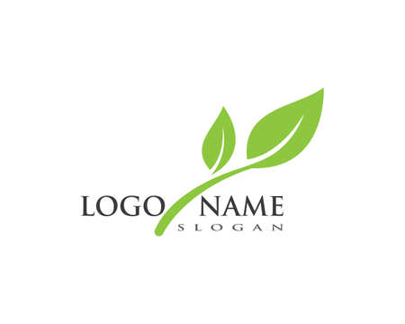 green leaf ecology nature element vector iconのイラスト素材