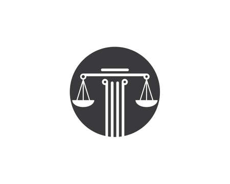 law  vector icon templateのイラスト素材