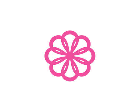 Beauty Vector  flowers design  Template iconのイラスト素材