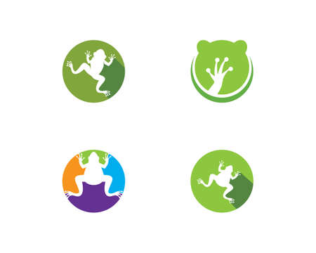Frog  Template vector illustrationのイラスト素材